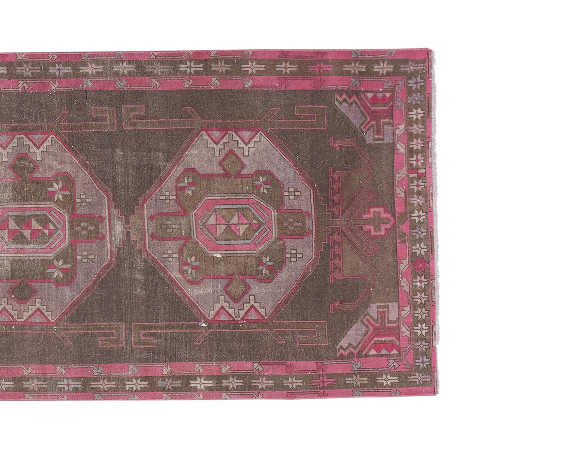Vintage Kazak Halı 115 x 302 cm
