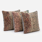 Türk Halı Kırlent Kılıfı 3'li Set 60 x 60 cm