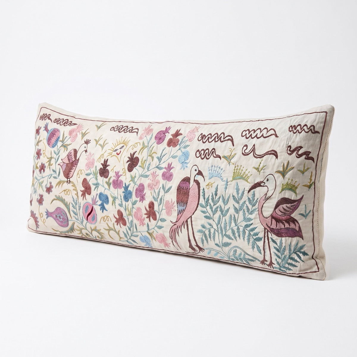 Özbek Suzani Kırlent Kılıfı 46 x 138 cm