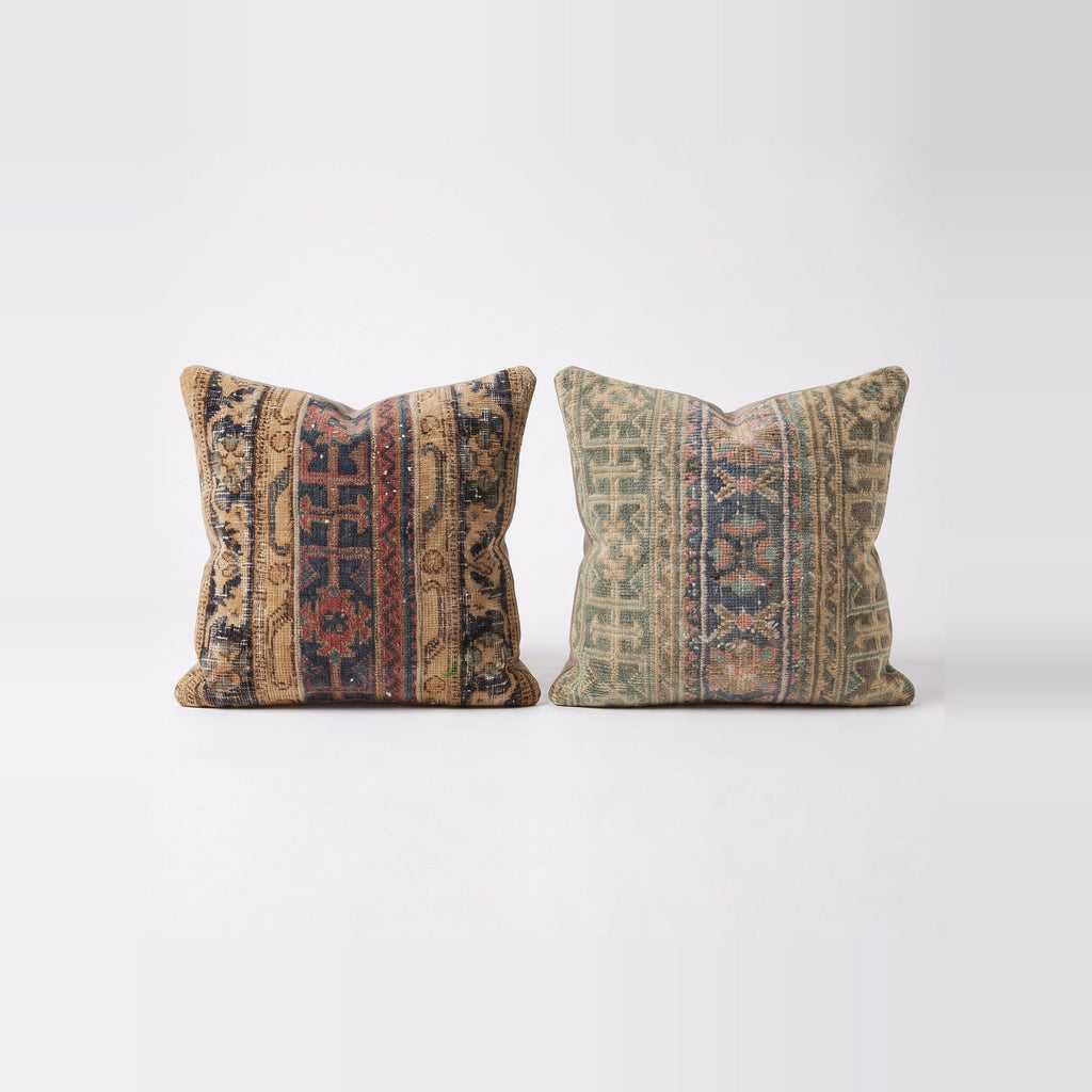 Türk Halı Kırlent Kılıfı 2'li Set 60 x 60 cm