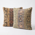 Türk Halı Kırlent Kılıfı 2'li Set 60 x 60 cm