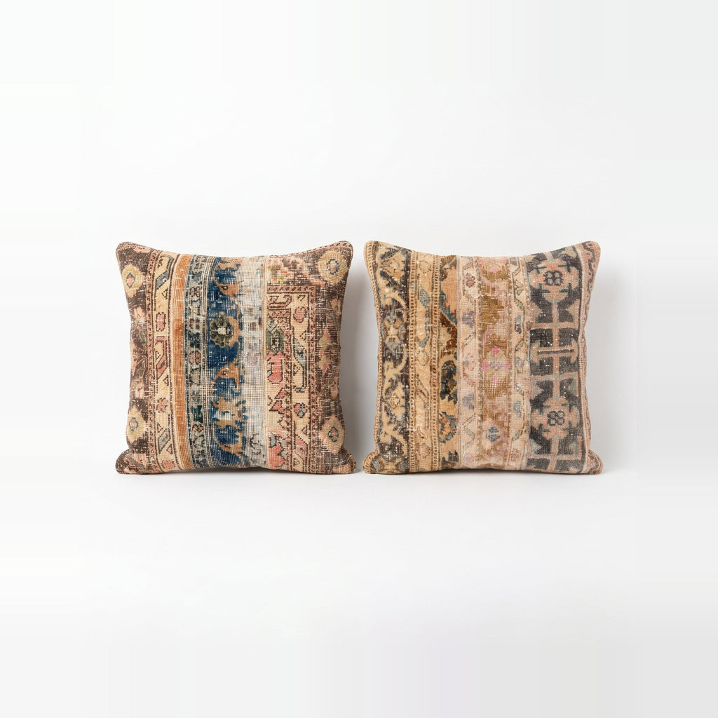 Türk Halı Kırlent Kılıfı 2'li Set 60 x 60 cm