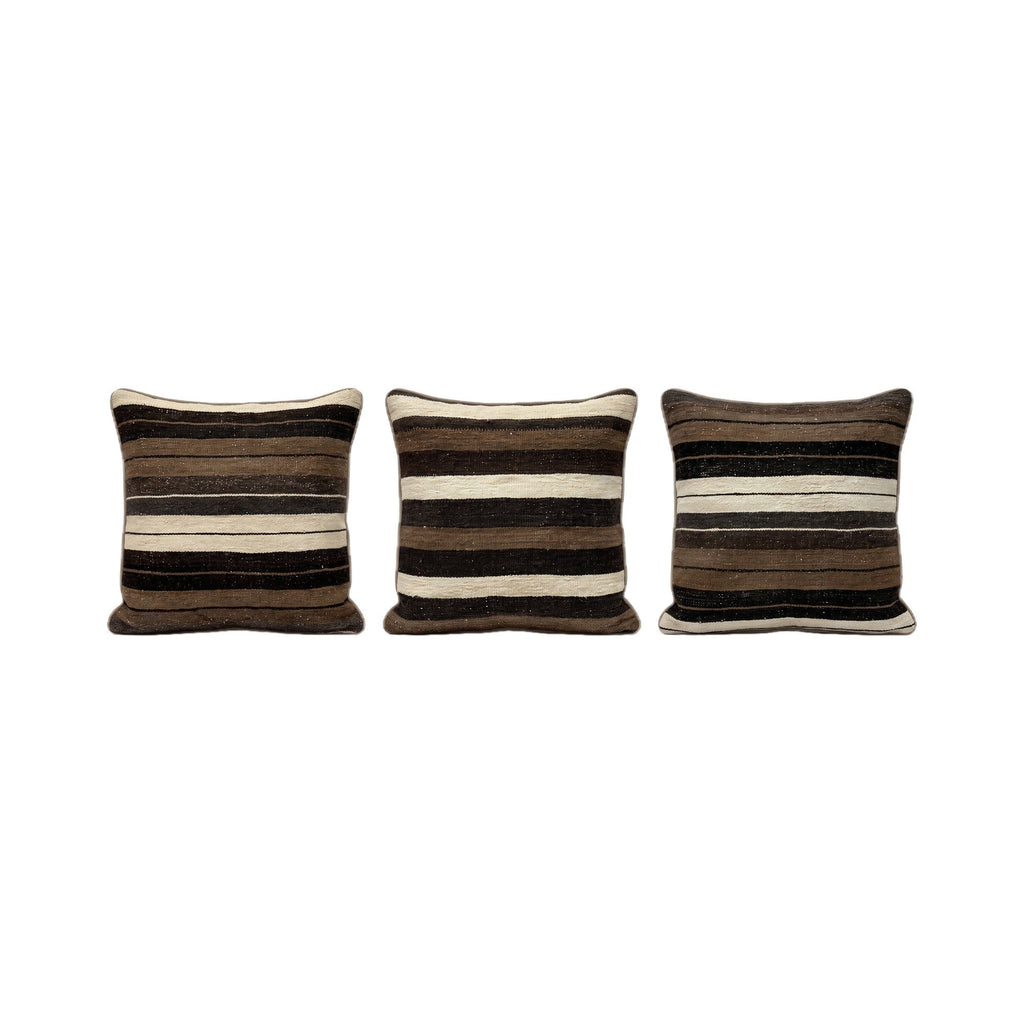 Türk Kilim Kırlent Kılıfı 3'li Set 48 x 50 cm