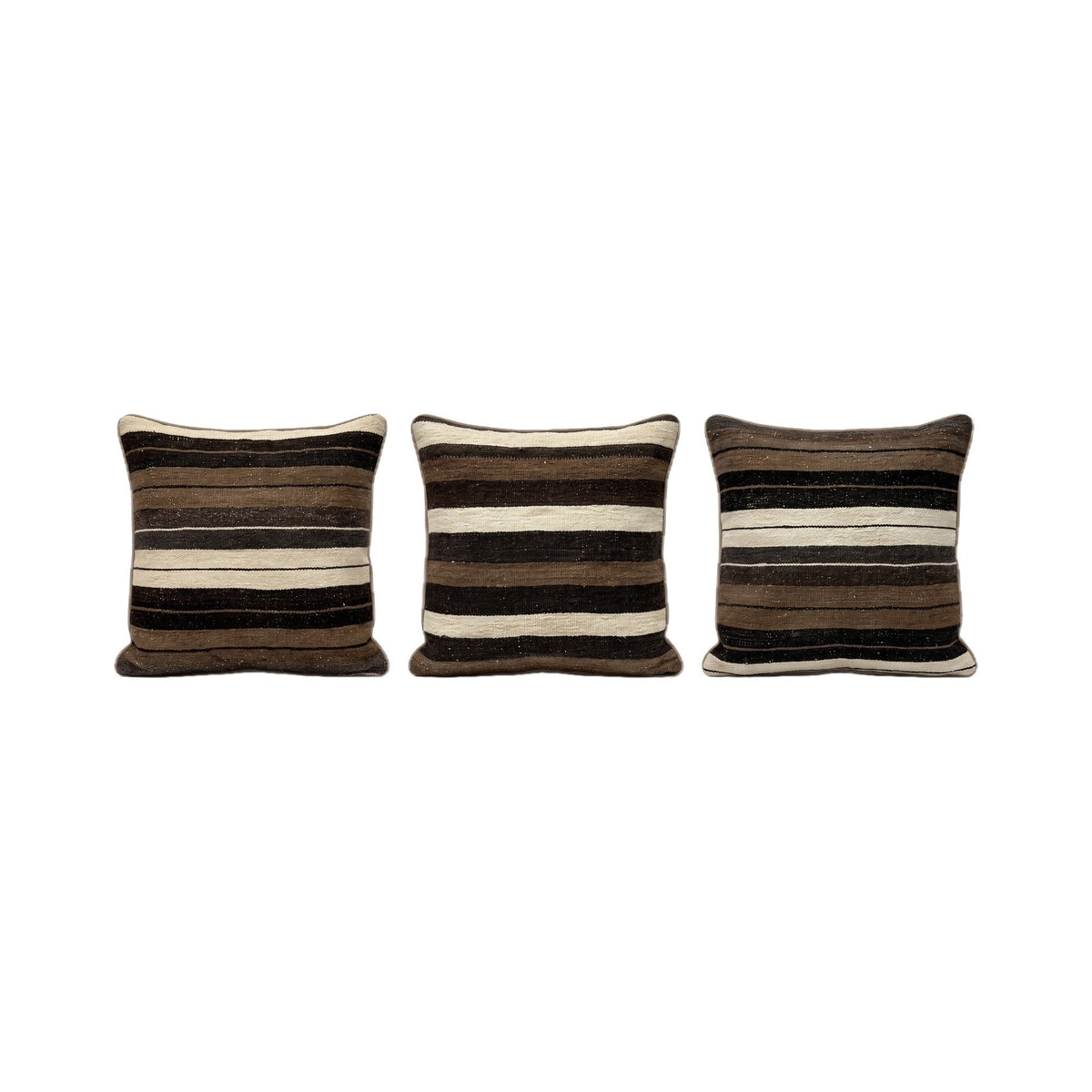 Türk Kilim Kırlent Kılıfı 3'li Set 48 x 50 cm