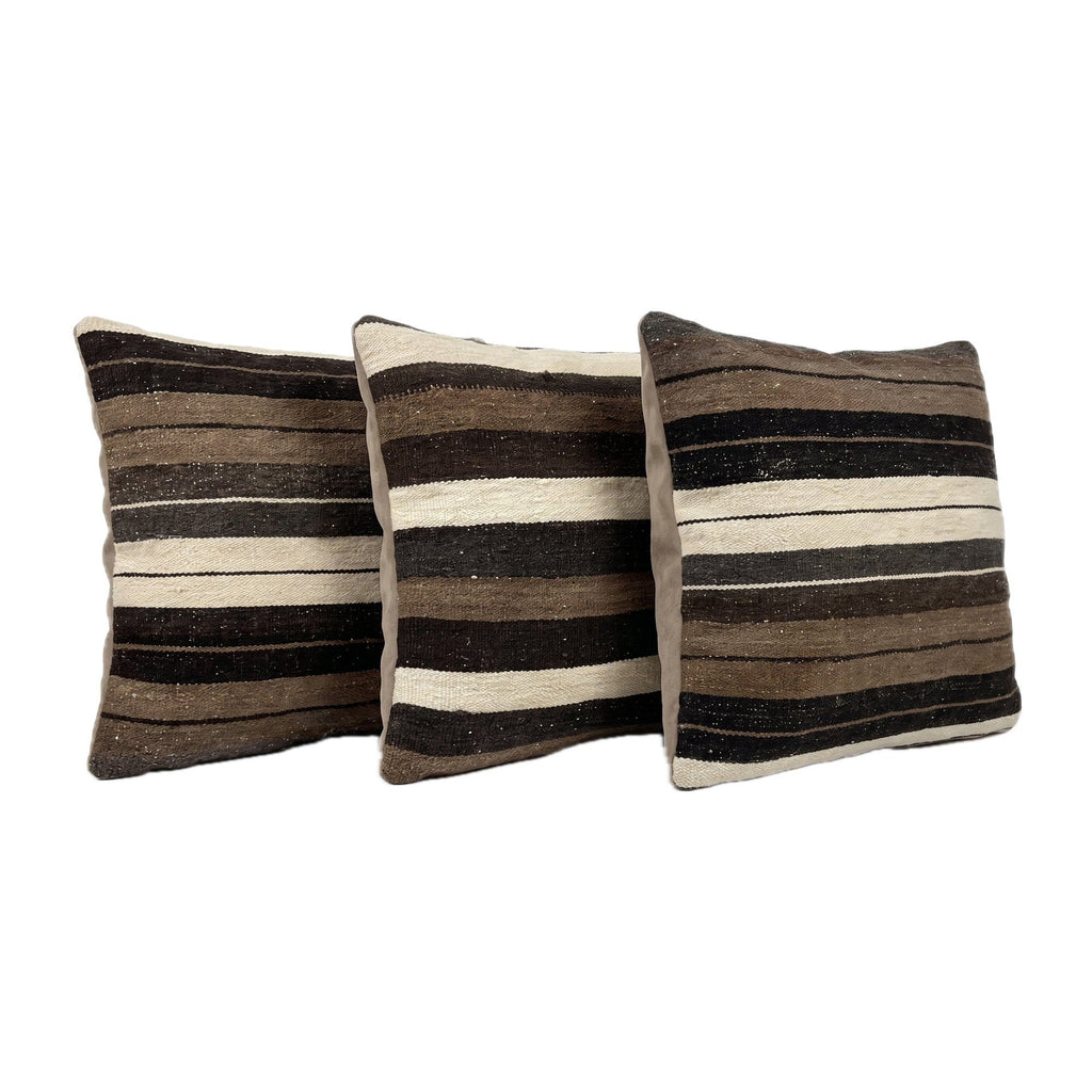 Türk Kilim Kırlent Kılıfı 3'li Set 48 x 50 cm