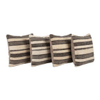 Türk Kilim Kırlent Kılıfı 4'li Set 57 x 59 cm