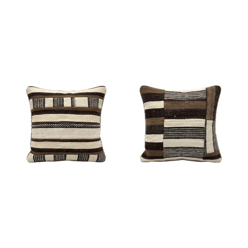 Türk Kilim Kırlent Kılıfı 2'li Set 50 x 50 cm
