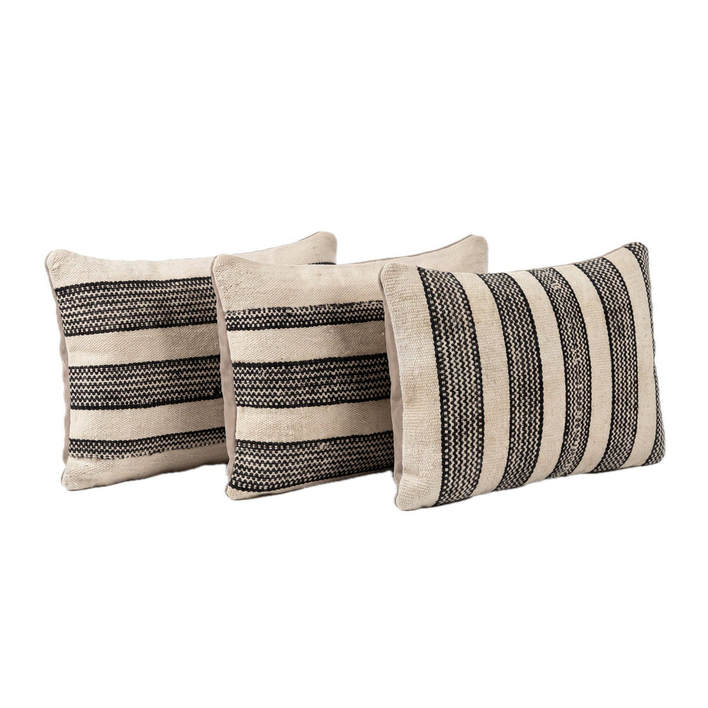 Türk Kilim Kırlent Kılıfı 3'li Set 40 x 60 cm