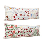Özbek Suzani Kırlent Kılıfı 2'li Set 45 x 135 cm