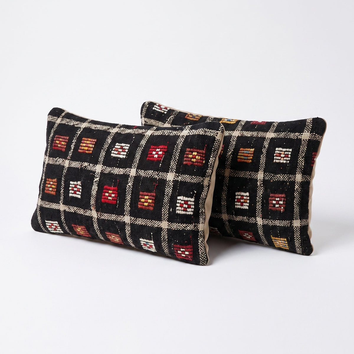 Türk Kilim Kırlent Kılıfı 2'li Set 40 x 60 cm