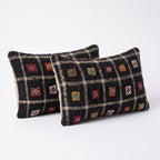 Türk Kilim Kırlent Kılıfı 2'li Set 40 x 60 cm