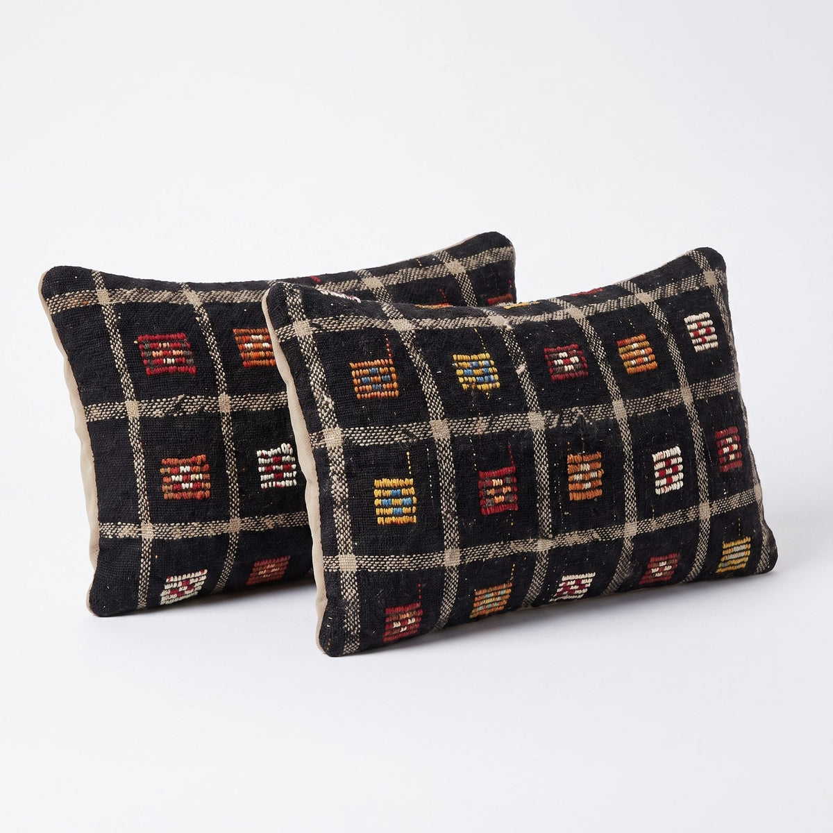 Türk Kilim Kırlent Kılıfı 2'li Set 40 x 60 cm