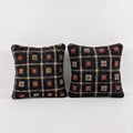 Türk Kilim Kırlent Kılıfı 2'li Set 48 x 48 cm
