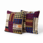 Türk Kilim Kırlent Kılıfı 2'li Set 48 x 48 cm