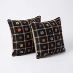 Türk Kilim Kırlent Kılıfı 2'li Set 60 x 60 cm