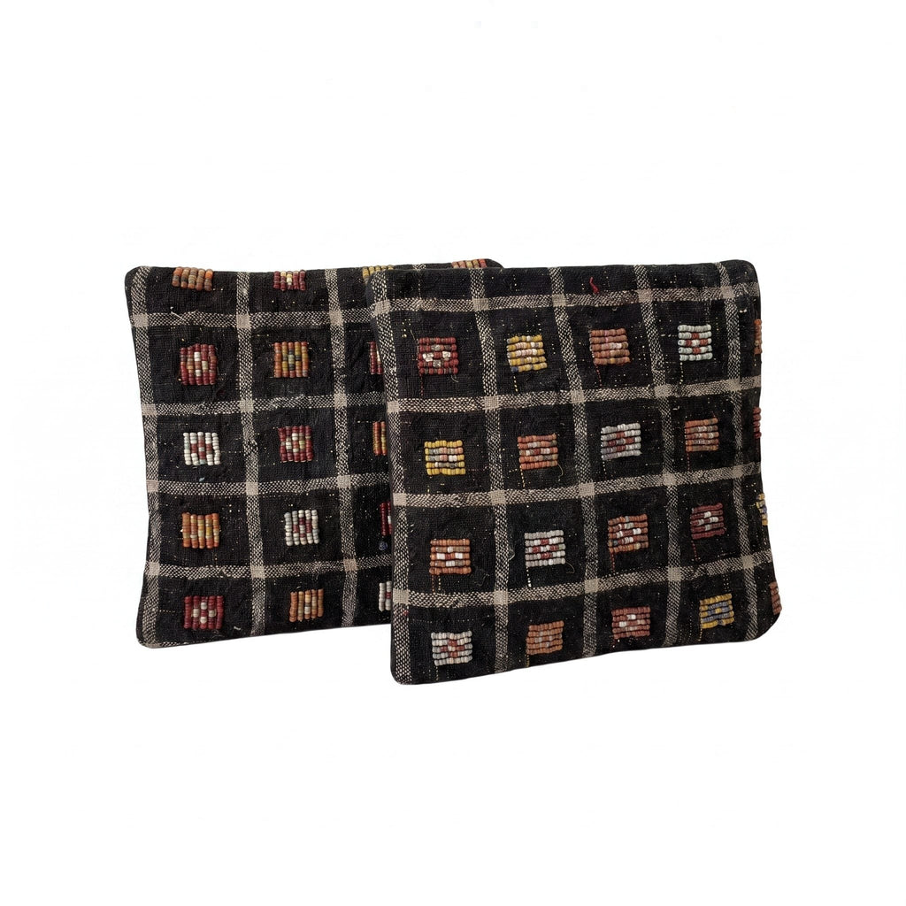 Türk Kilim Kırlent Kılıfı 2'li Set 48 x 48 cm