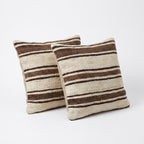 Türk Kilim Kırlent Kılıfı 2'li Set 60 x 60 cm
