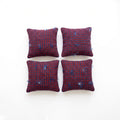 Türk Kilim Kırlent Kılıfı 4'li Set 48 x 48 cm