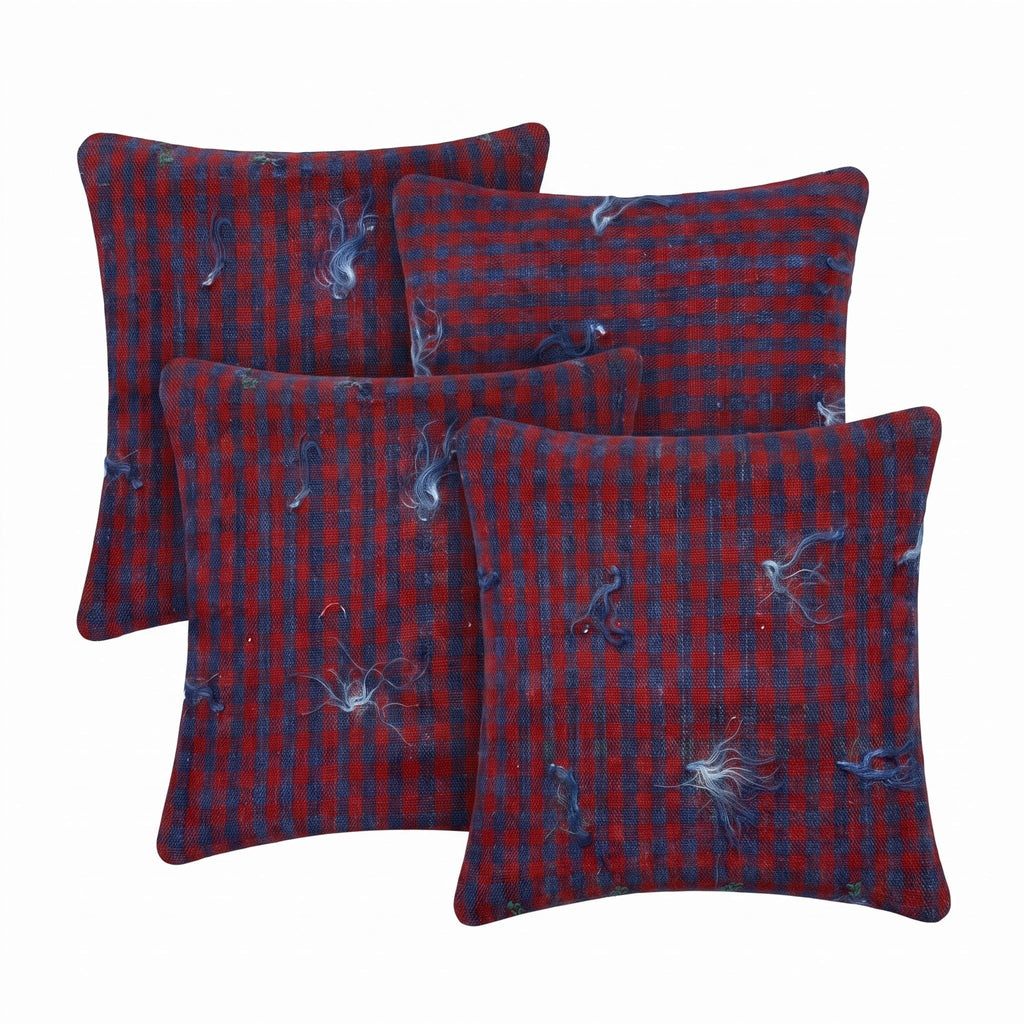 Türk Kilim Kırlent Kılıfı 4'li Set 48 x 48 cm