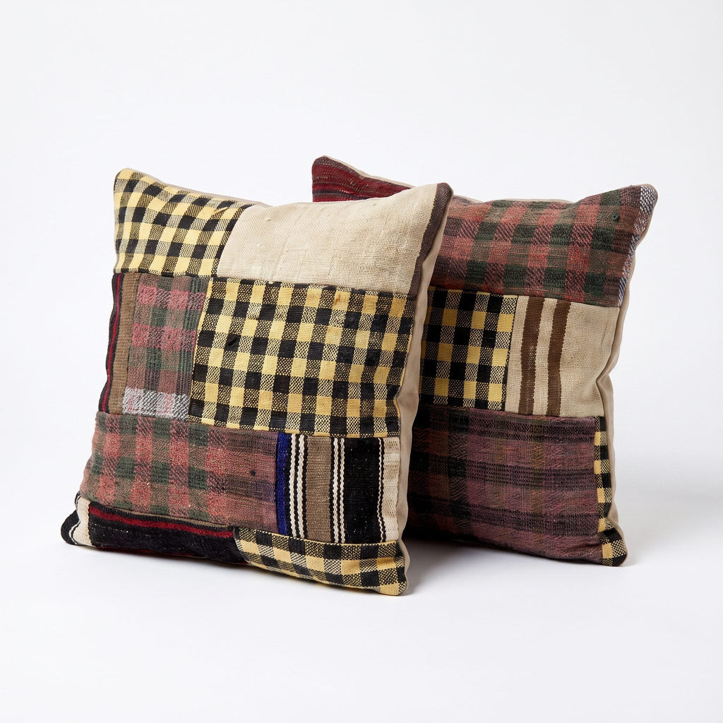 Türk Kilim Kırlent Kılıfı 2'li Set 50 x 50 cm