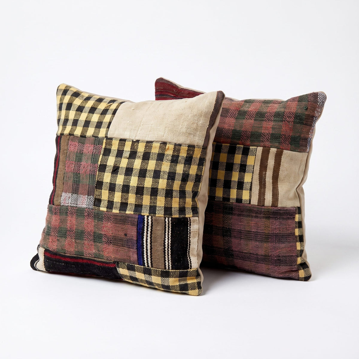 Türk Kilim Kırlent Kılıfı 2'li Set 50 x 50 cm