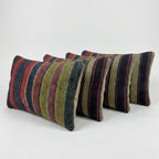 Türk Kilim Kırlent Kılıfı 4'li Set 40 x 60 cm