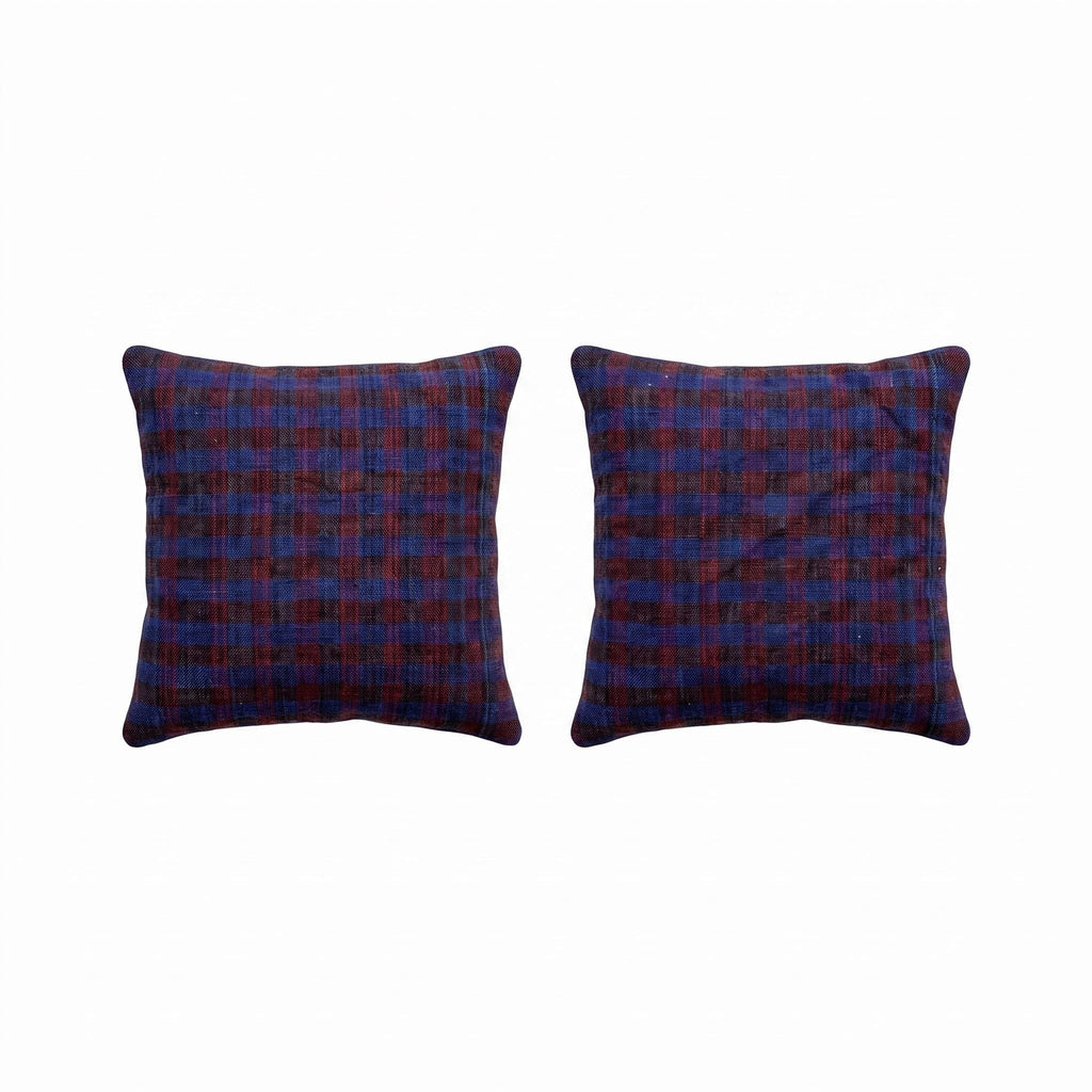 Türk Kilim Kırlent Kılıfı 2'li Set 46 x 51 cm