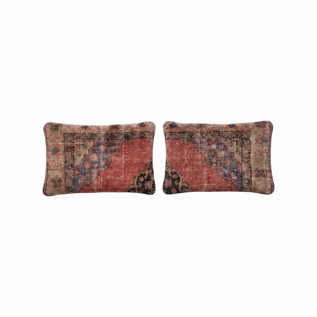 Türk Halı Kırlent Kılıfı 2'li Set 41 x 58 cm