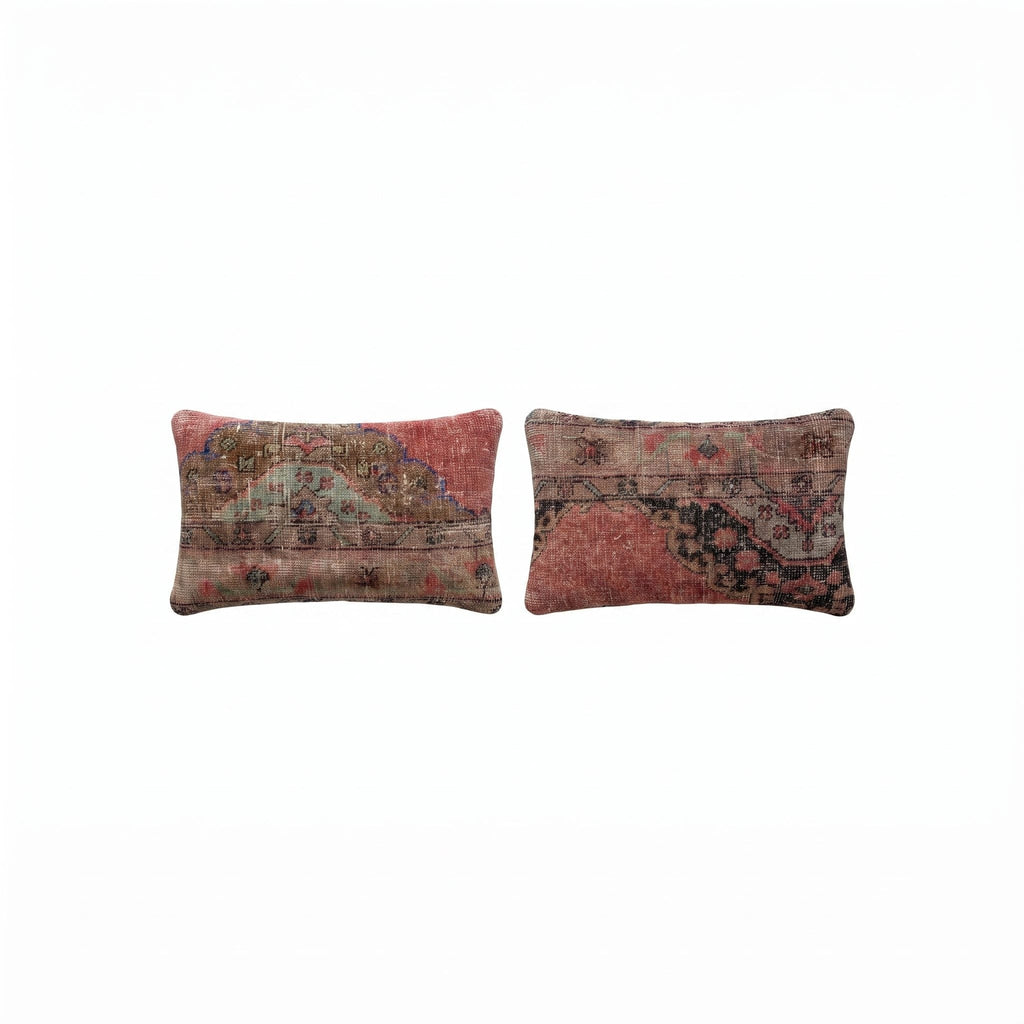 Türk Halı Kırlent Kılıfı 2'li Set 40 x 60 cm