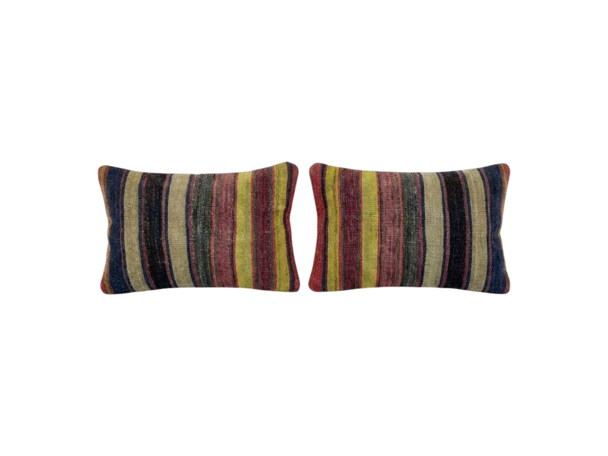 Türk Kilim Kırlent Kılıfı 2'li Set 40 x 60 cm