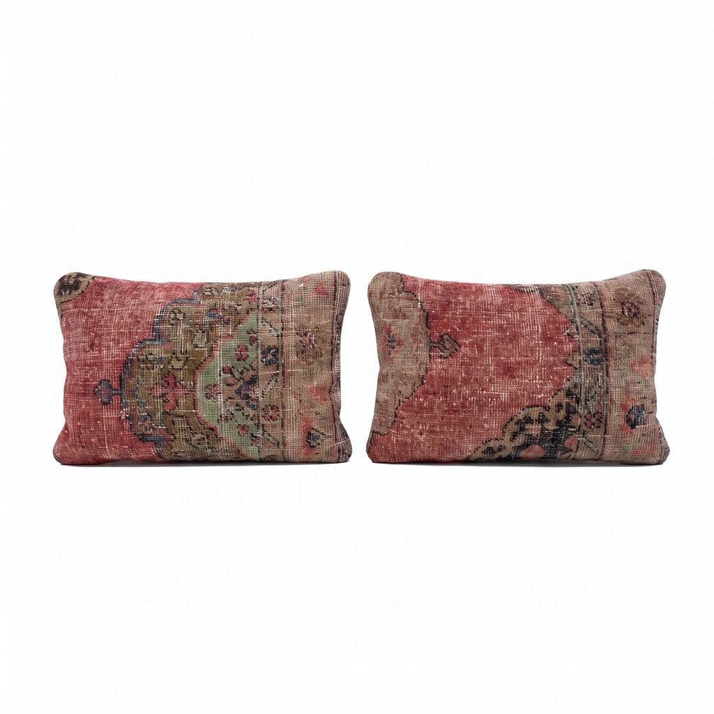 Türk Halı Kırlent Kılıfı 2'li Set 40 x 60 cm
