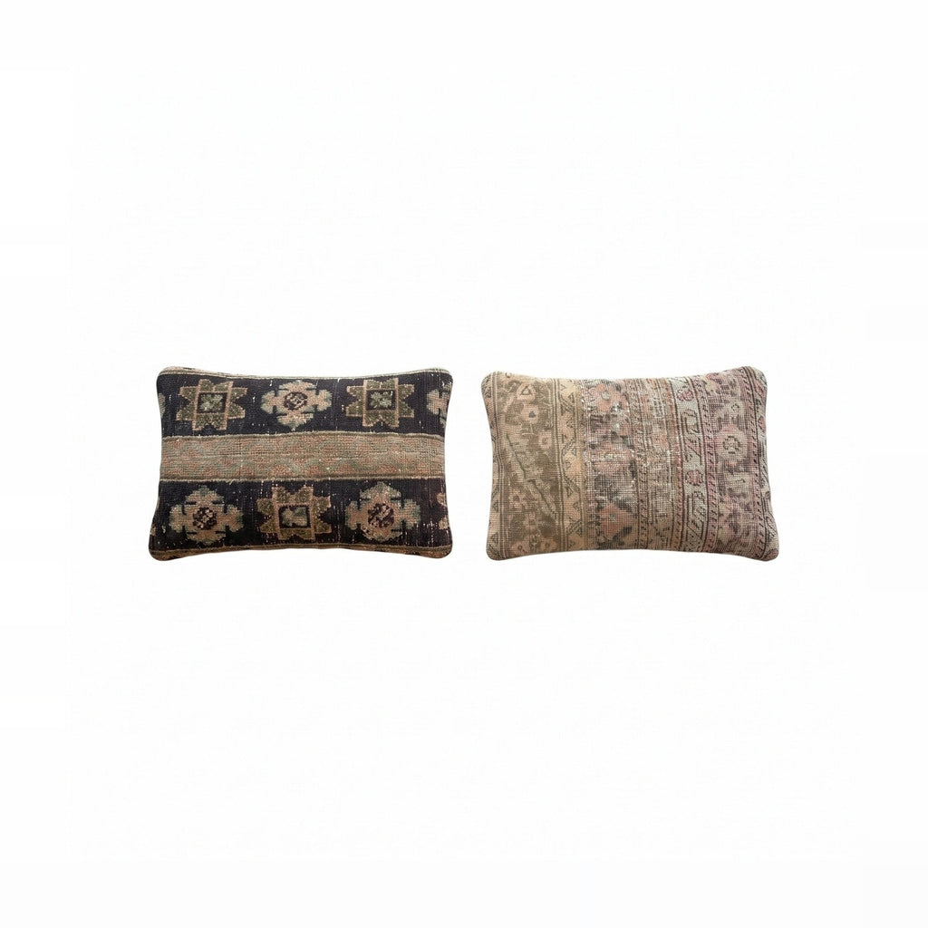 Türk Halı Kırlent Kılıfı 2'li Set 40 x 60 cm