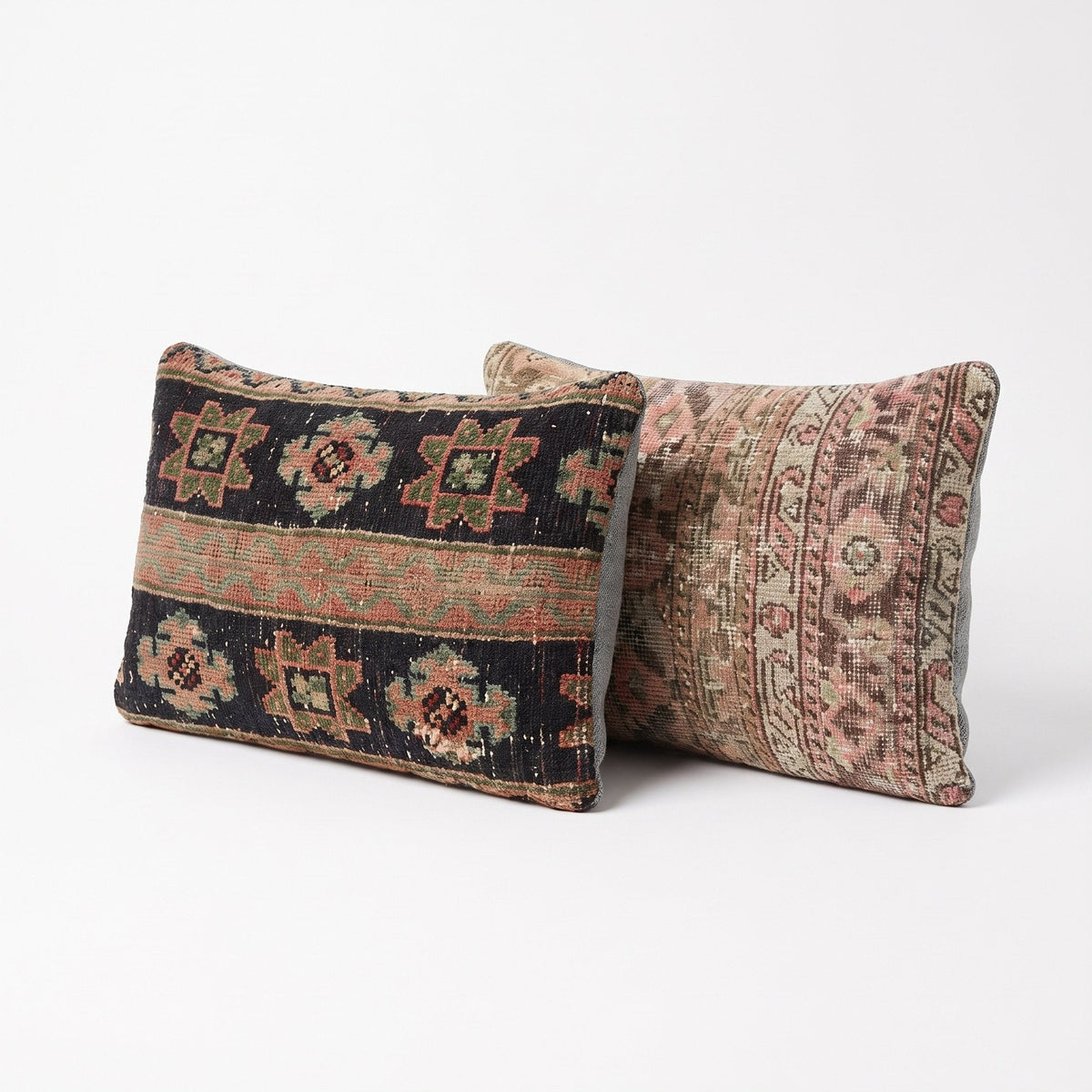 Türk Halı Kırlent Kılıfı 2'li Set 40 x 60 cm