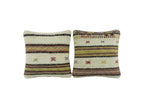 Türk Kilim Kırlent Kılıfı 2'li Set 40 x 40 cm
