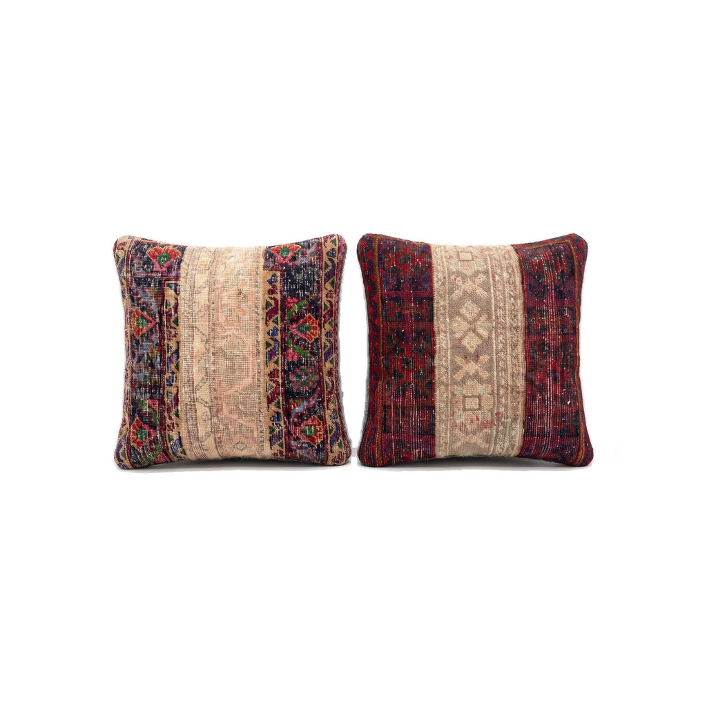 Türk Halı Kırlent Kılıfı 2'li Set 60 x 60 cm