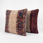 Türk Halı Kırlent Kılıfı 2'li Set 60 x 60 cm