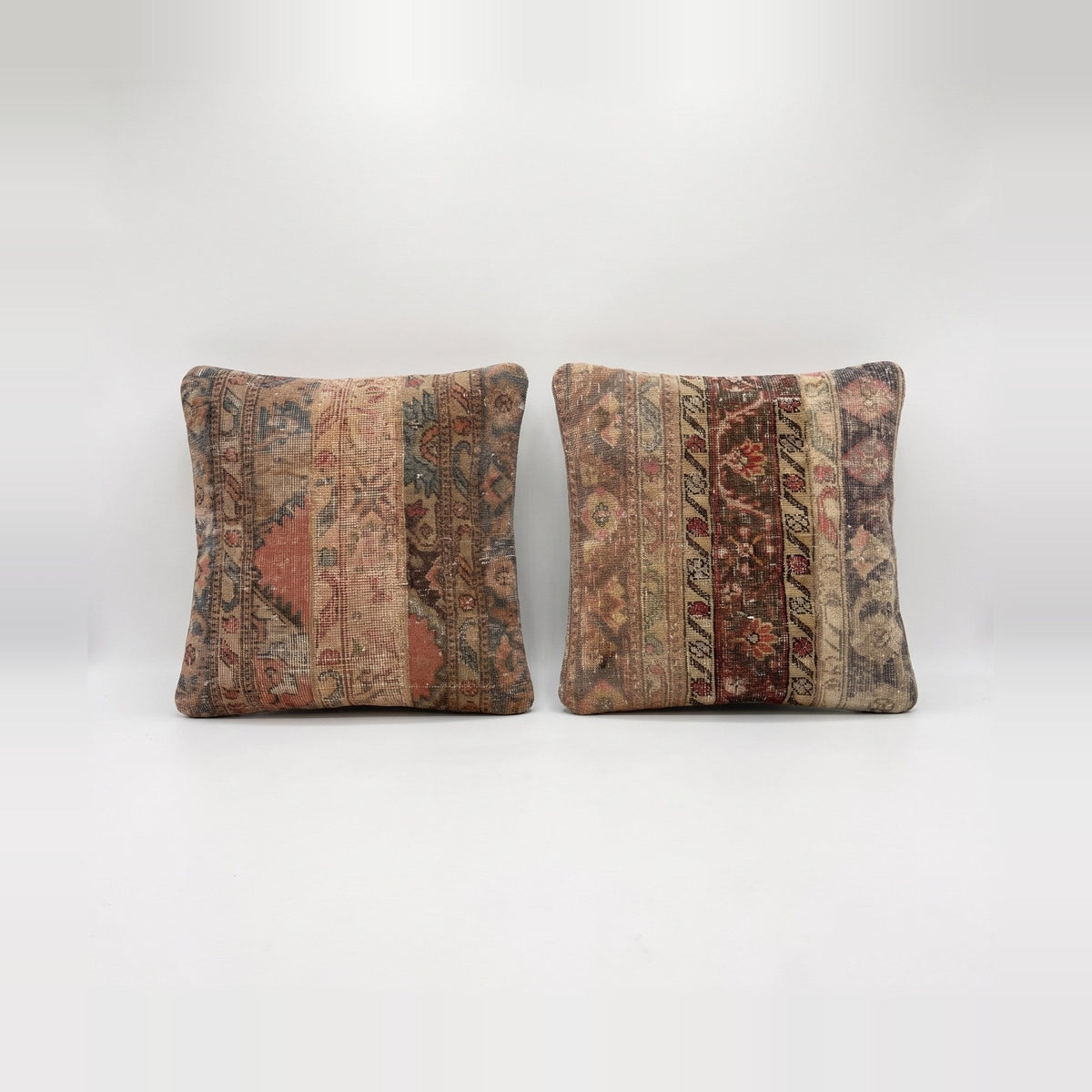 Türk Halı Kırlent Kılıfı 2'li Set 60 x 60 cm