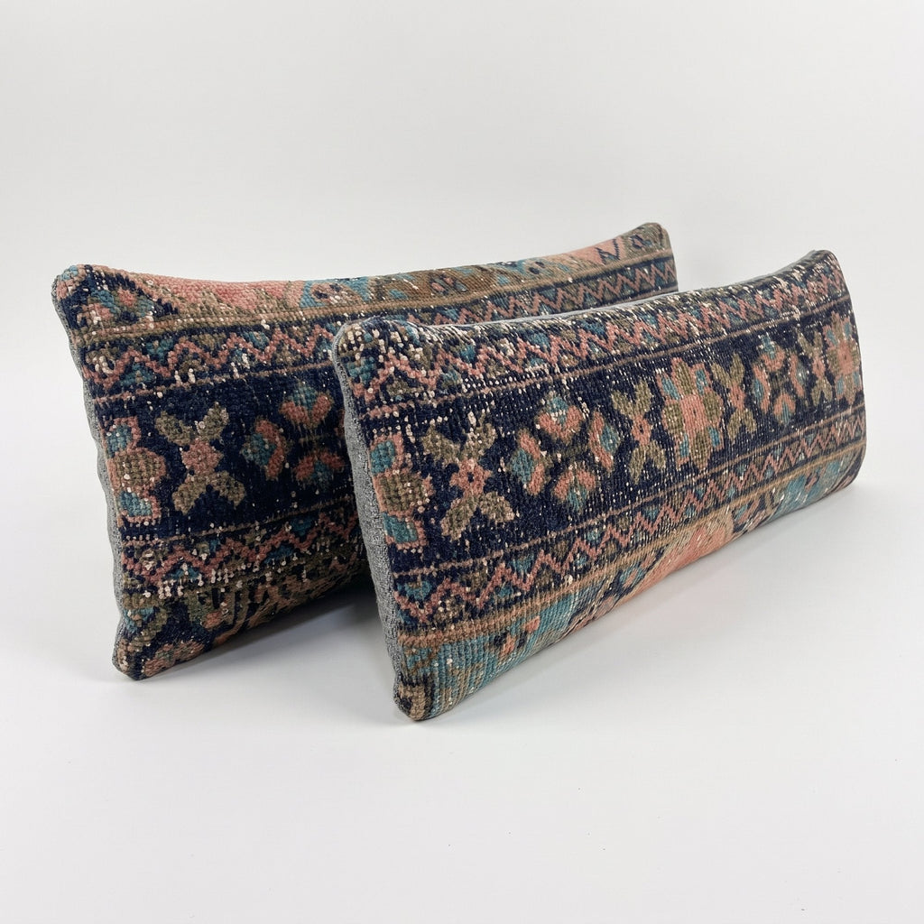 Türk Halı Kırlent Kılıfı 2'li Set 26 x 92 cm