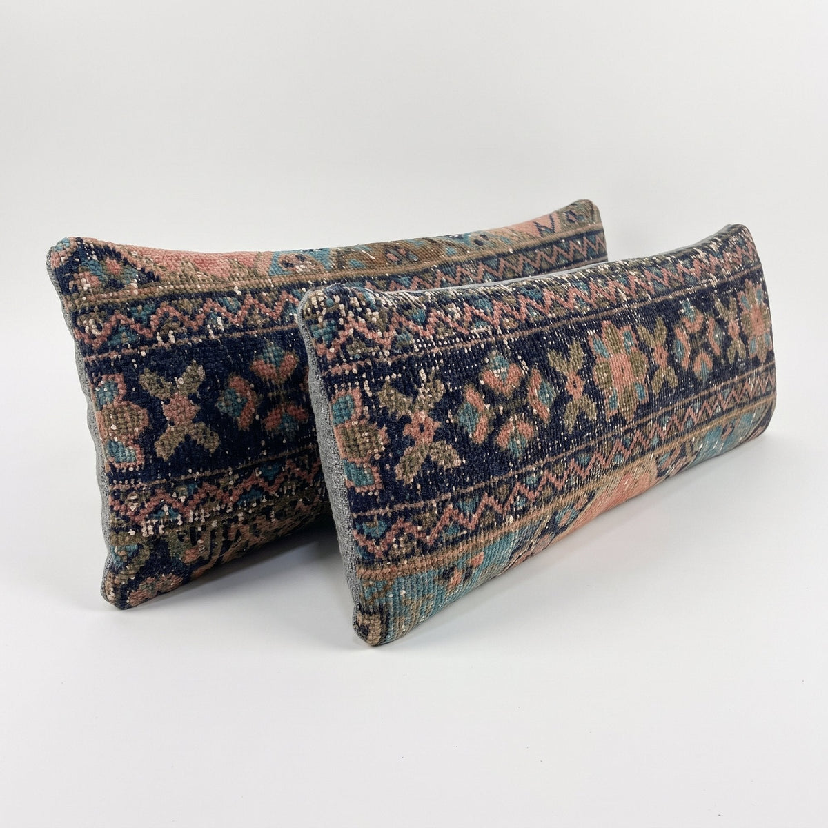 Türk Halı Kırlent Kılıfı 2'li Set 26 x 92 cm