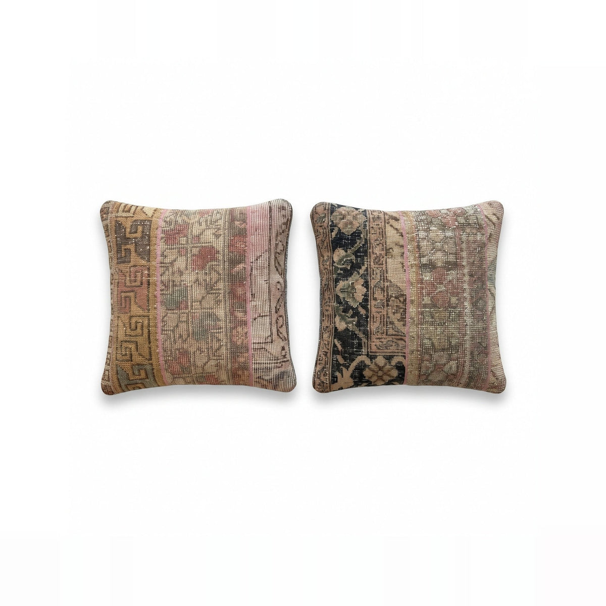 Türk Halı Kırlent Kılıfı 2'li Set 50 x 50 cm
