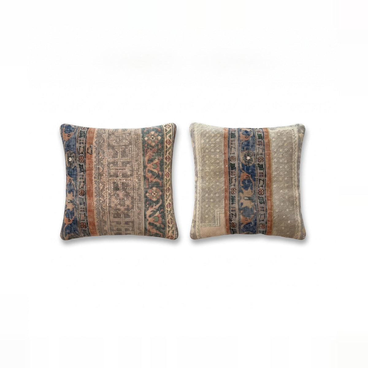 Türk Halı Kırlent Kılıfı 2'li Set 60 x 60 cm