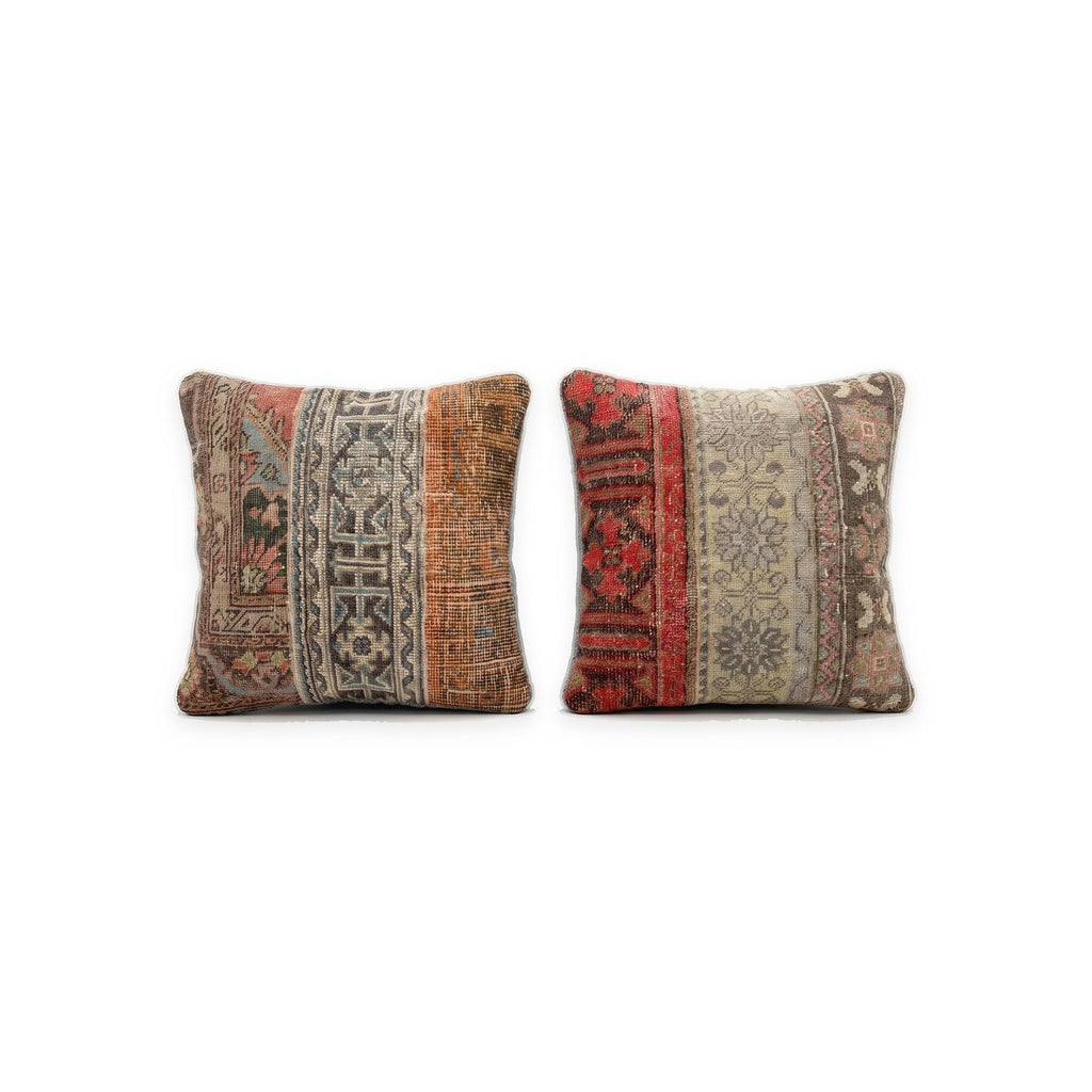 Türk Halı Kırlent Kılıfı 2'li Set 60 x 60 cm
