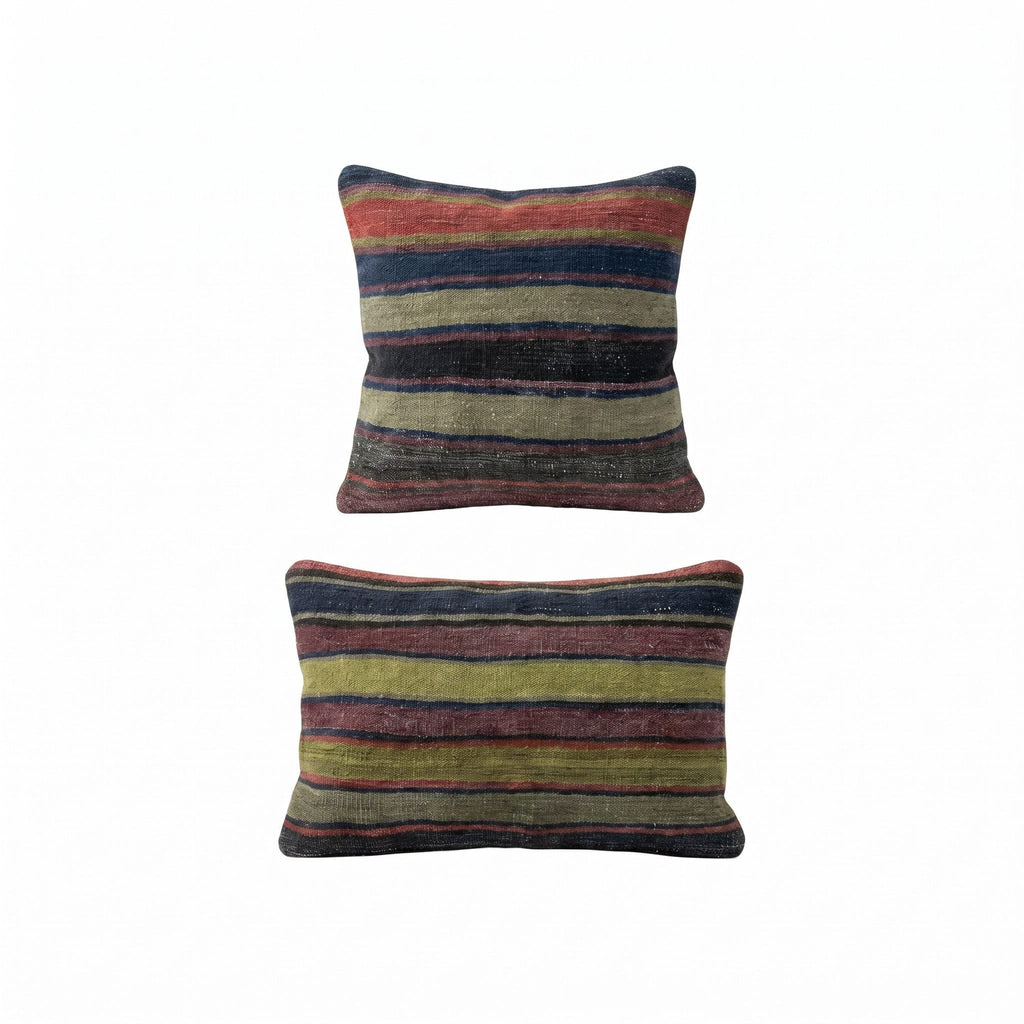 Türk Kilim Kırlent Kılıfı 2'li Set 41 x 51 cm