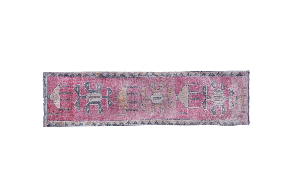 Vintage Herki Halı Yolluk 89 x 325 cm