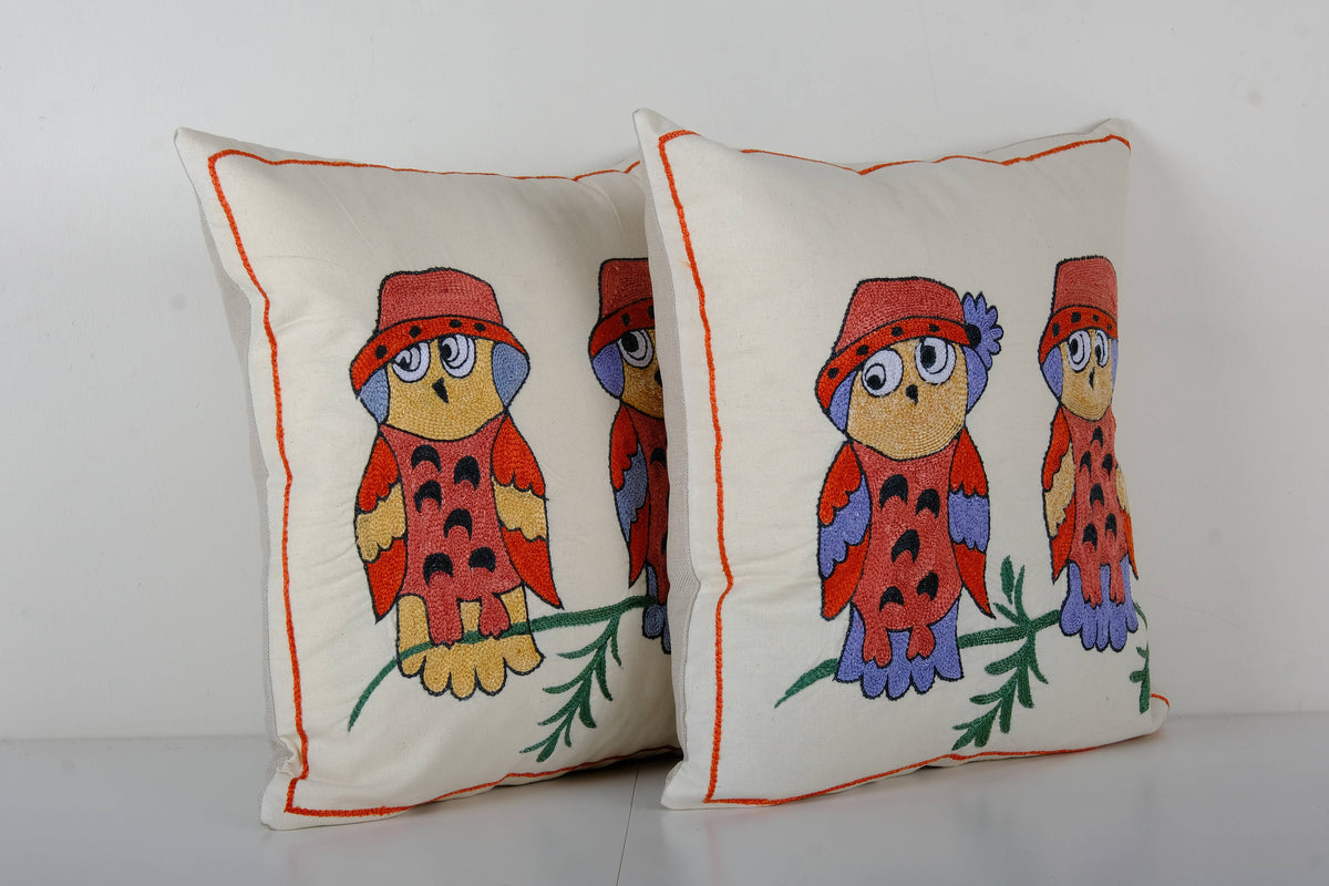 Suzani Kırlent Kılıfı 2'li Set 44 x 47 cm