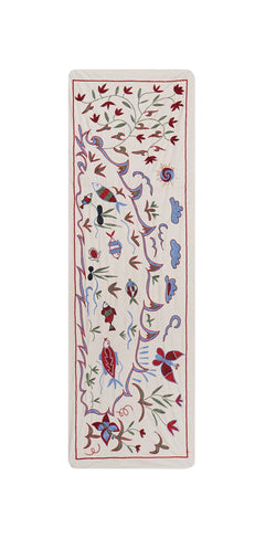 Balık Desenli Suzani Duvar Örtüsü 50 x 148 cm