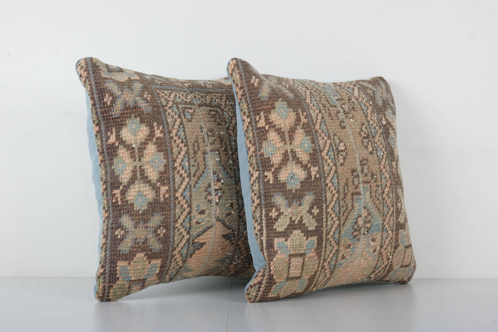 Halı Kırlent Kılıfı 2'li Set 45 x 45 cm