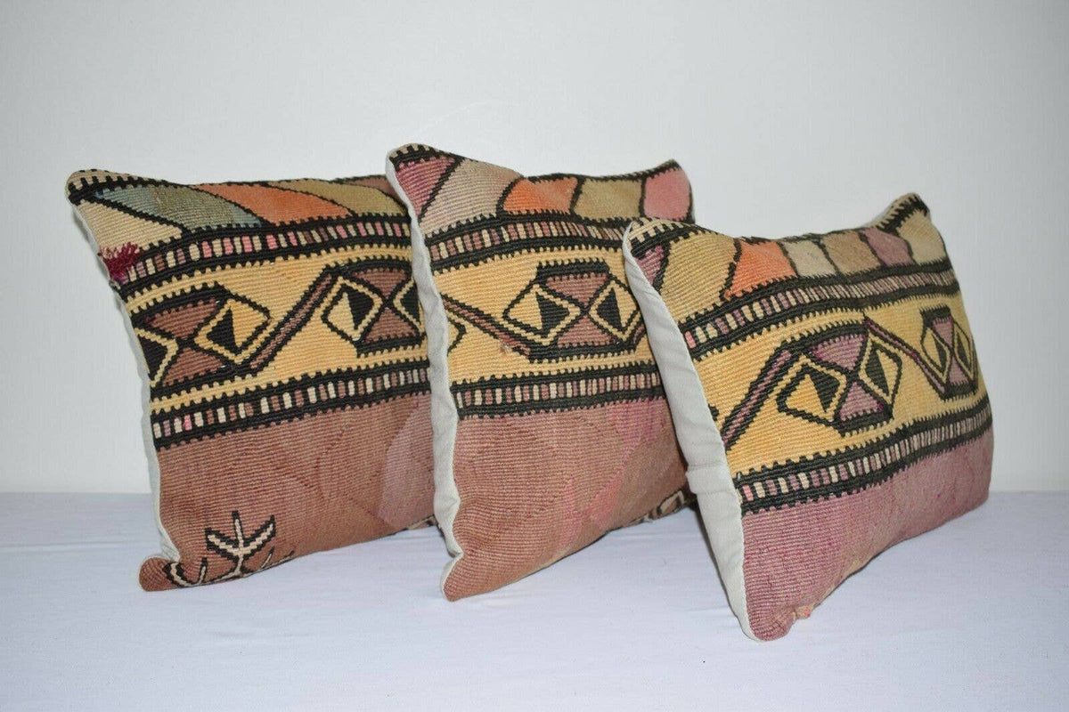 Kilim Kırlent Kılıfı 2'li Set 40 x 40 cm