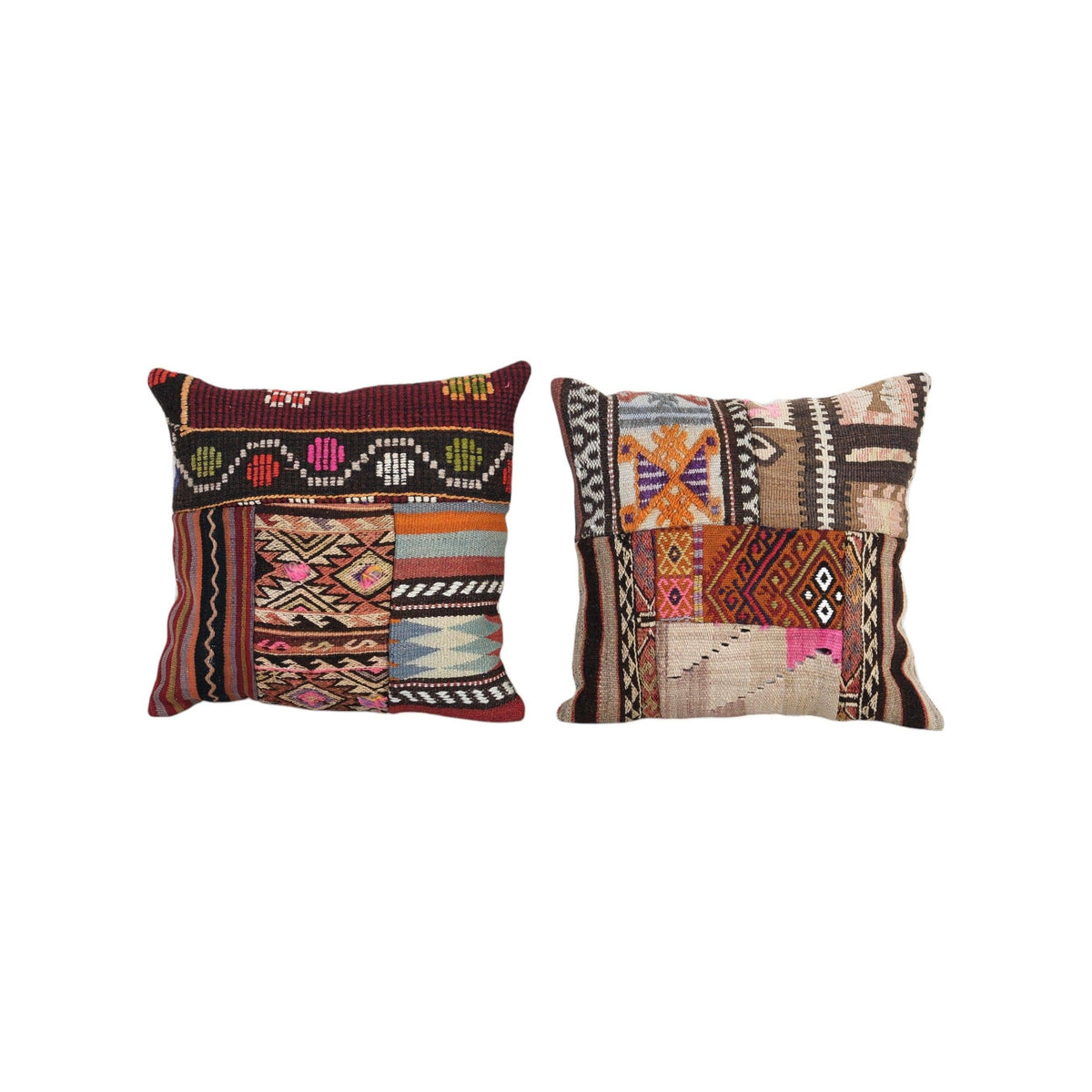 Kilim Kırlent Kılıfı 2'li Set 47 x 49 cm