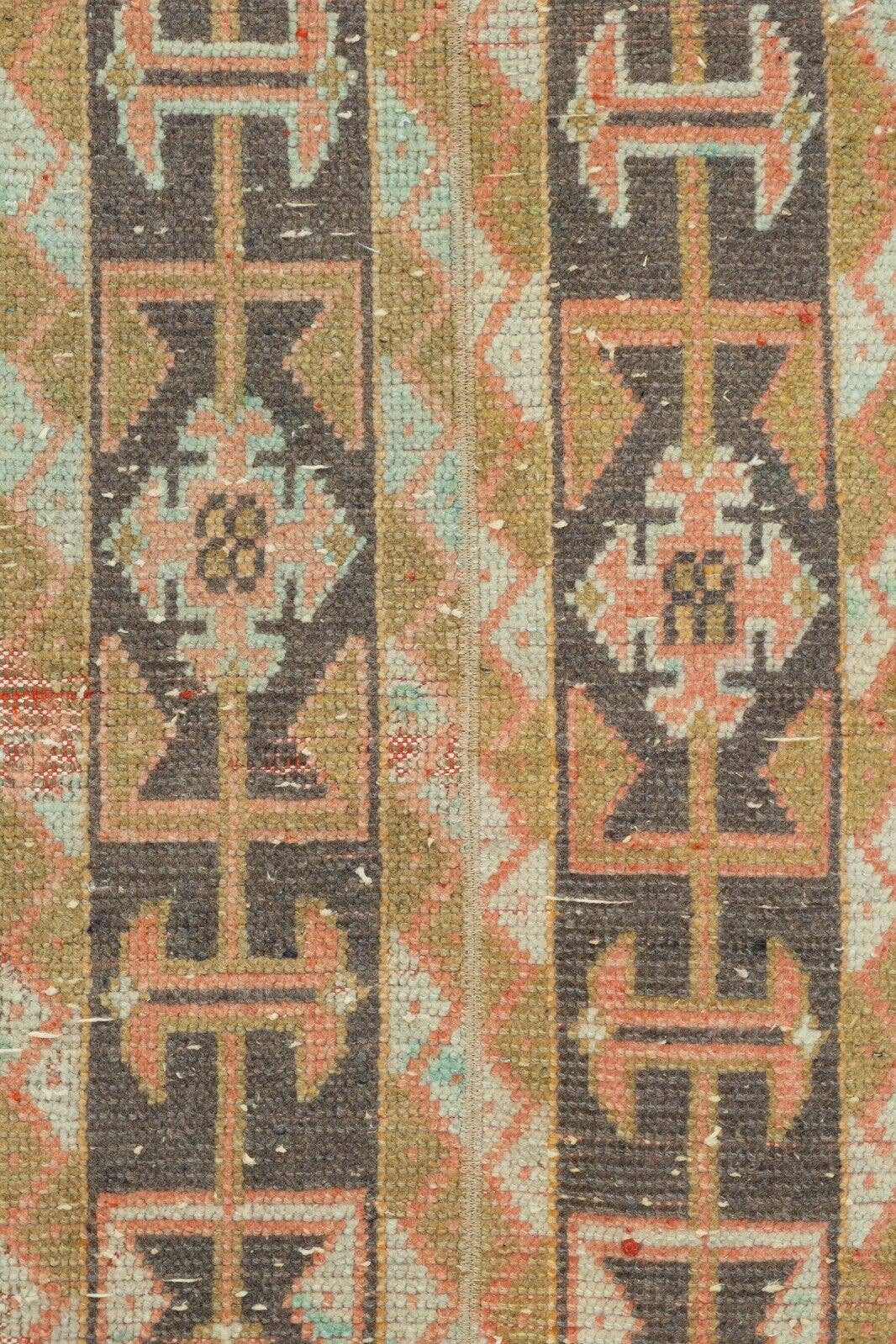 Vintage Türk Halı Yolluk 50 x 263 cm